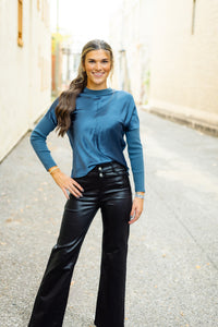 The Bellamy Top in Midnight Blue