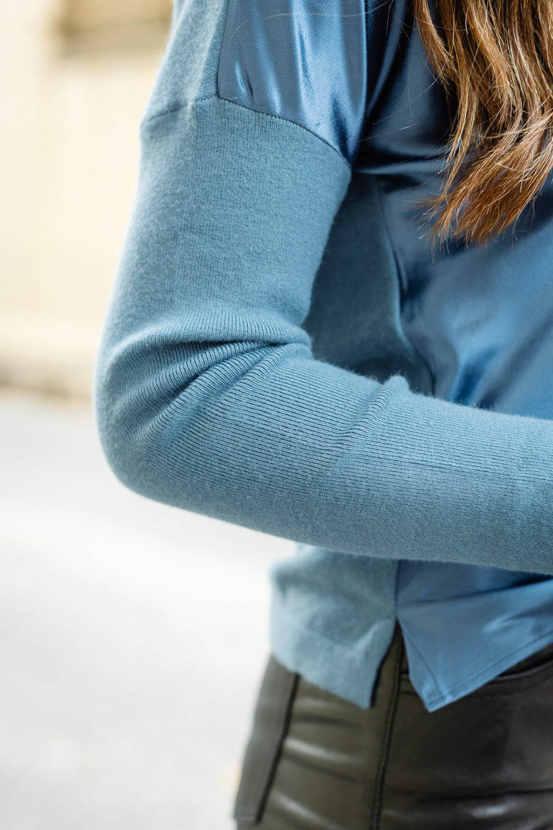 The Bellamy Top in Midnight Blue