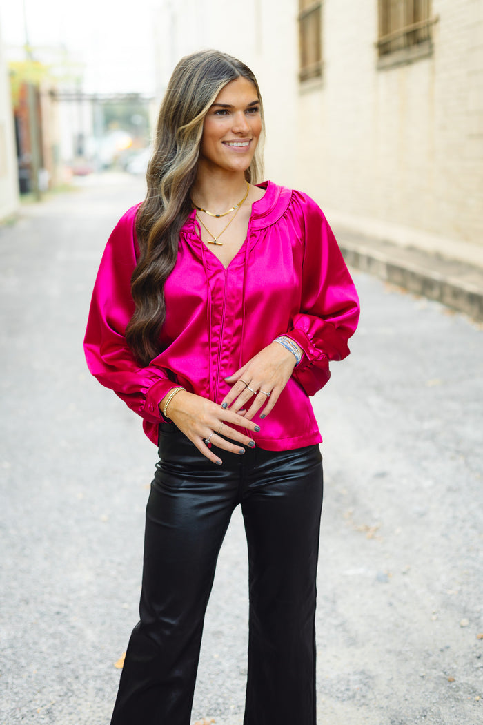 The Sona Top in Berry