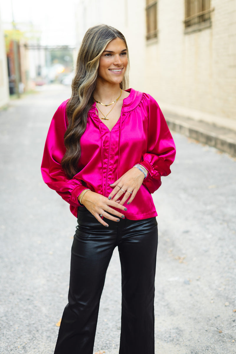 The Sona Top in Berry