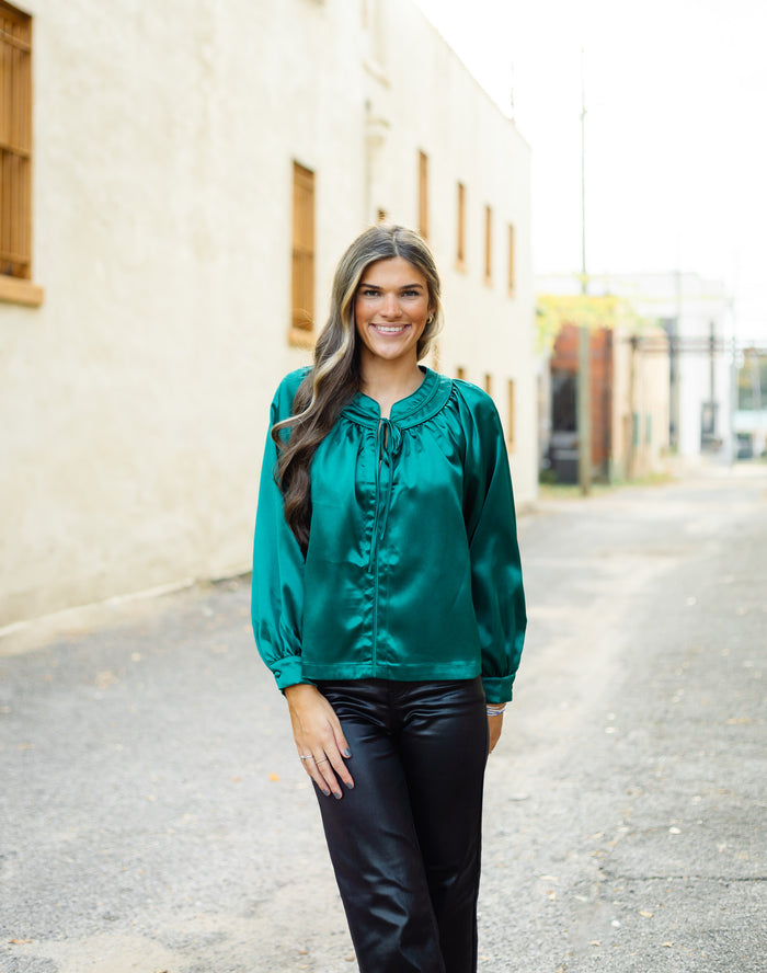 The Sona Top in Green