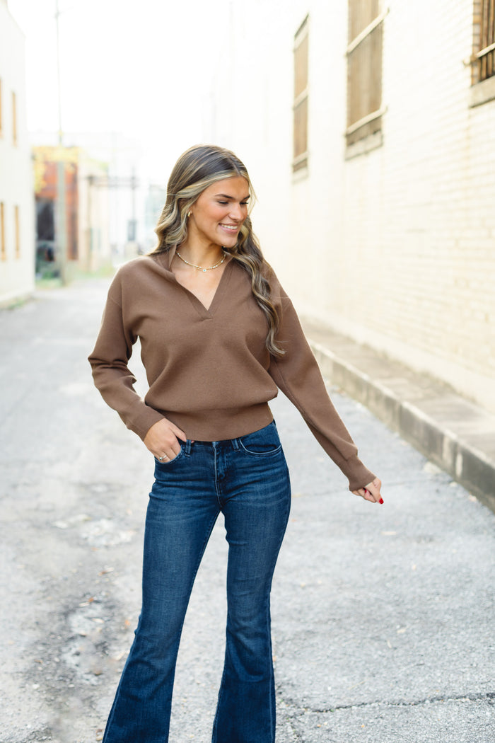 The Julie Polo Sweater