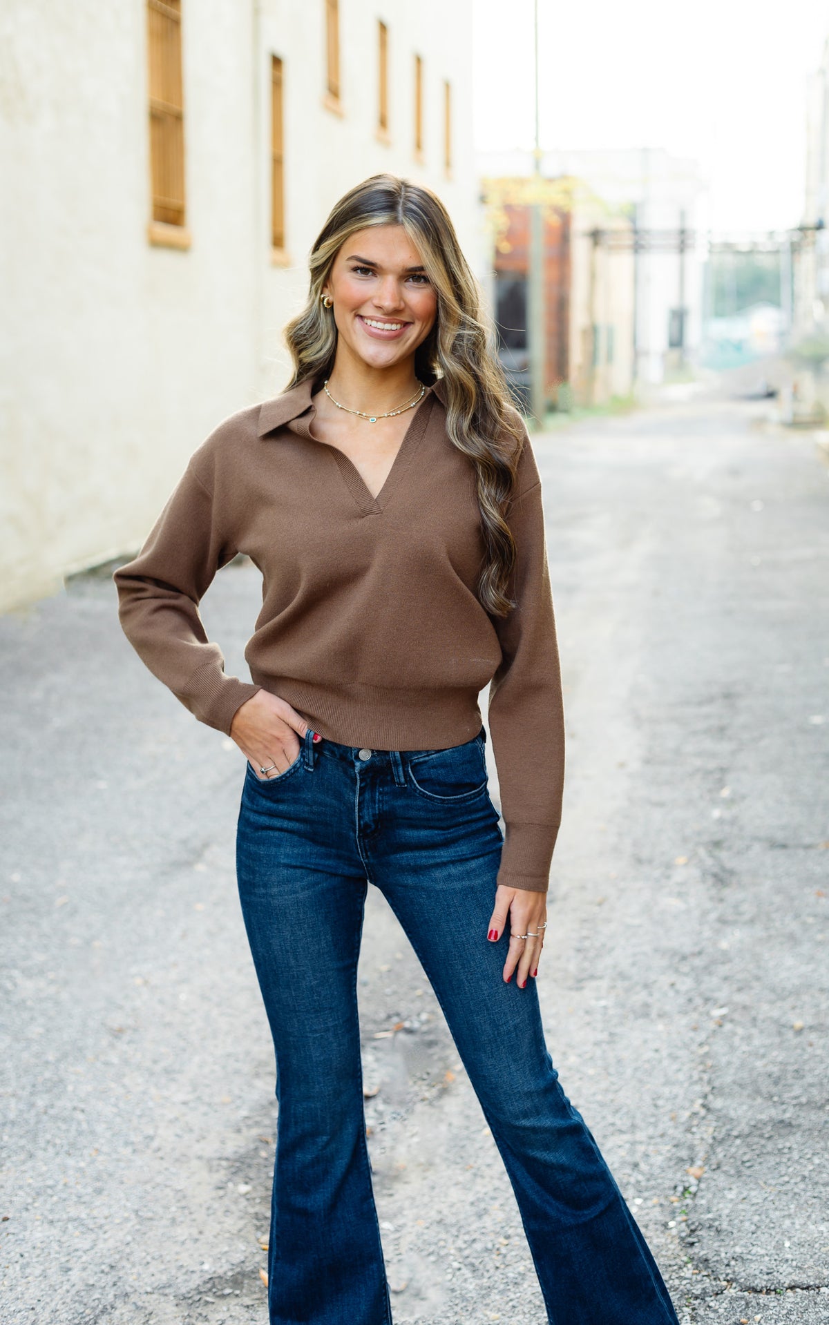 The Julie Polo Sweater