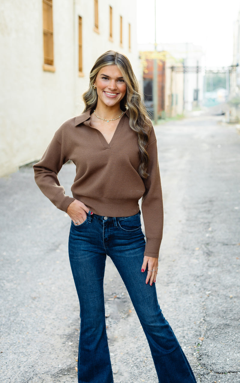 The Julie Polo Sweater