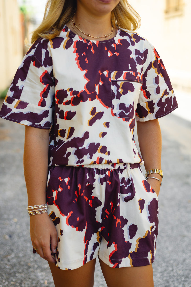 CROSBY BY MOLLIE BURCH: DORIS TEE IN PALOMINO