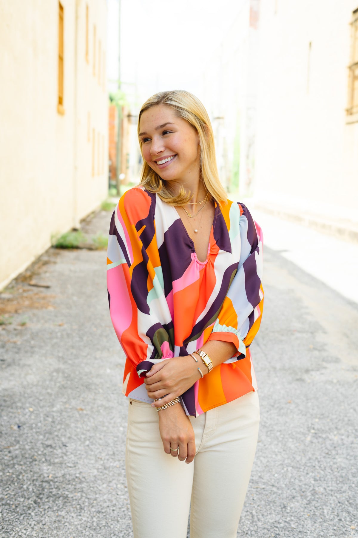 CROSBY BY MOLLIE BURCH: ALEXIA TOP IN ROCKY TOP