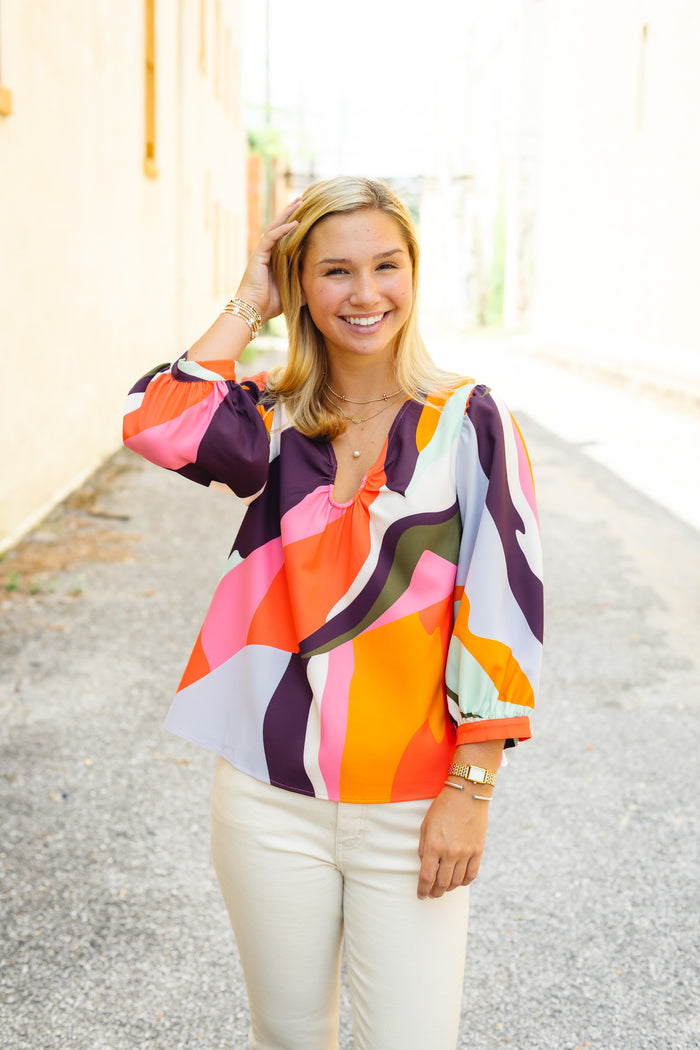 CROSBY BY MOLLIE BURCH: ALEXIA TOP IN ROCKY TOP