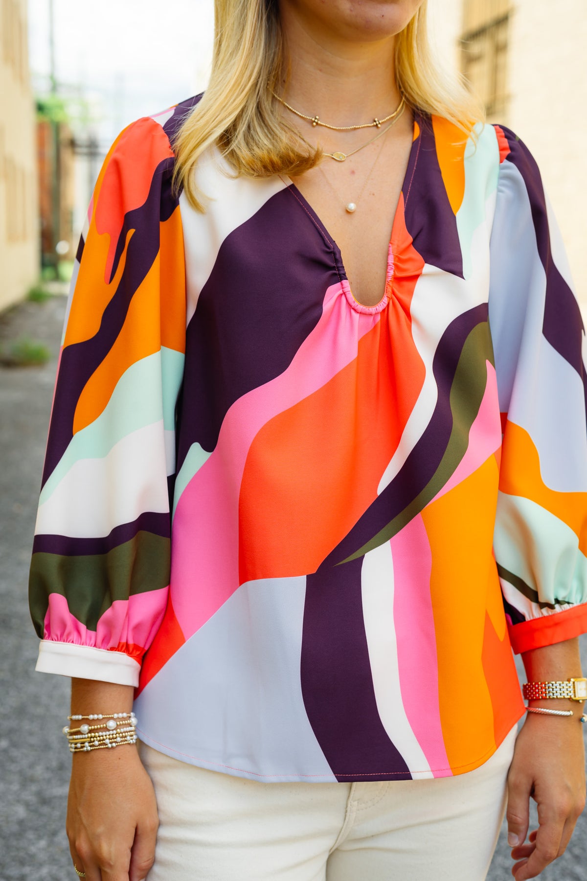 CROSBY BY MOLLIE BURCH: ALEXIA TOP IN ROCKY TOP