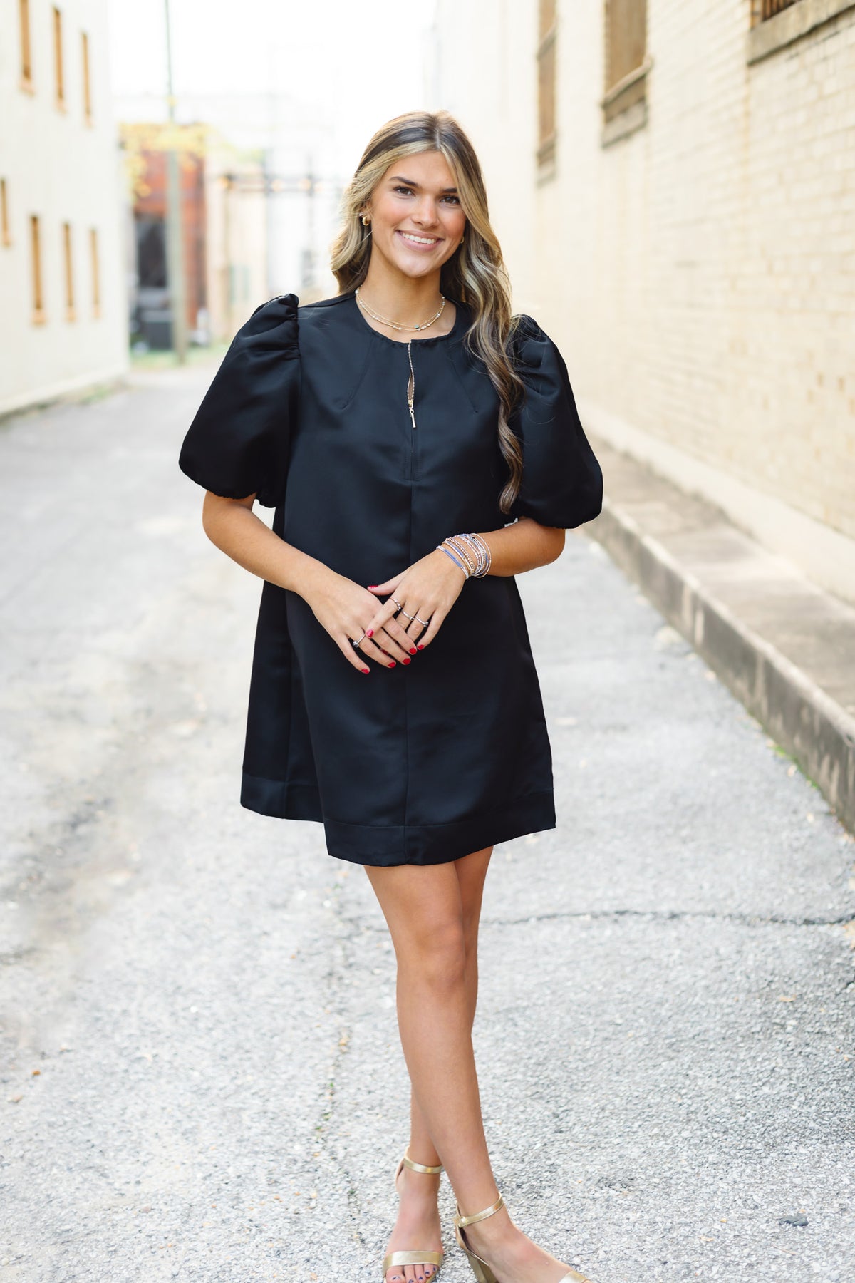 The Paige Dress in Black