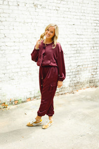 The Casablanca Nights Jacket in Burgundy
