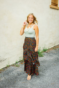 The Celeste Skirt in Winter Garden