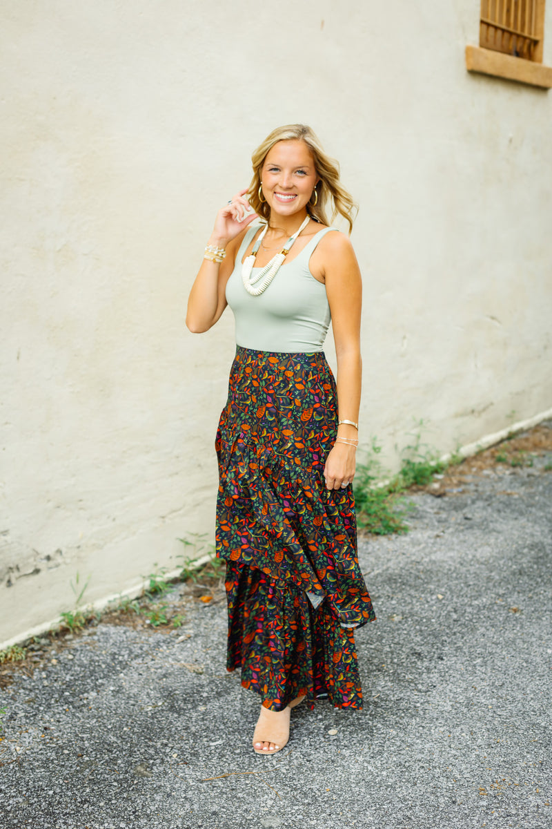 The Celeste Skirt in Winter Garden
