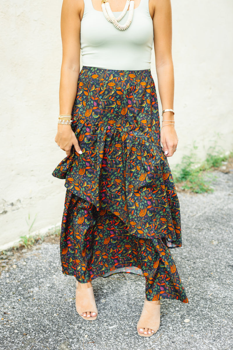 The Celeste Skirt in Winter Garden
