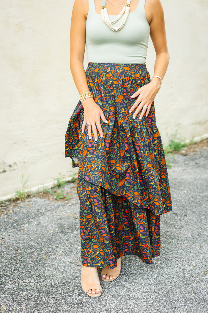 The Celeste Skirt in Winter Garden
