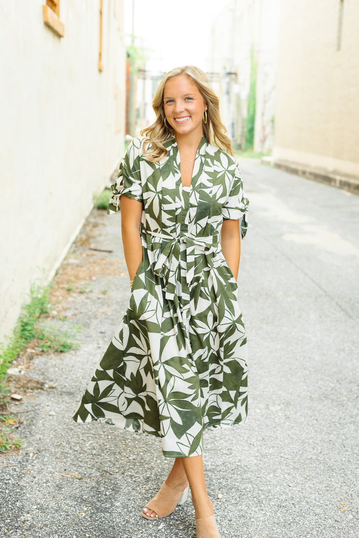 The Emerald Canopy Dress