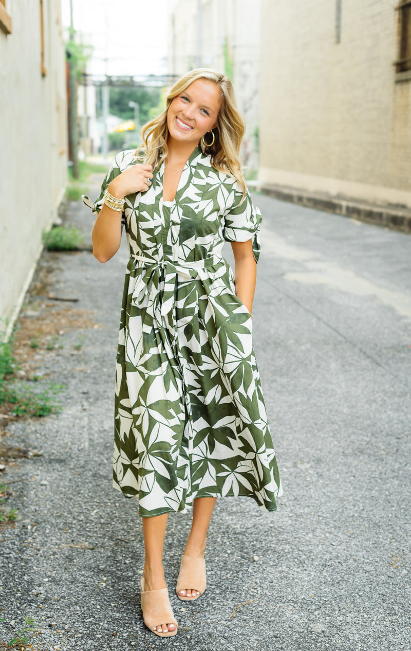 The Emerald Canopy Dress