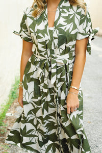 The Emerald Canopy Dress