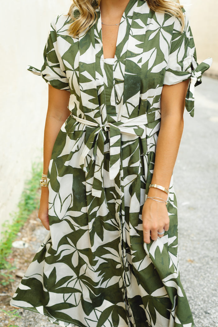 The Emerald Canopy Dress