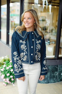 The Petuna Jacket In Navy