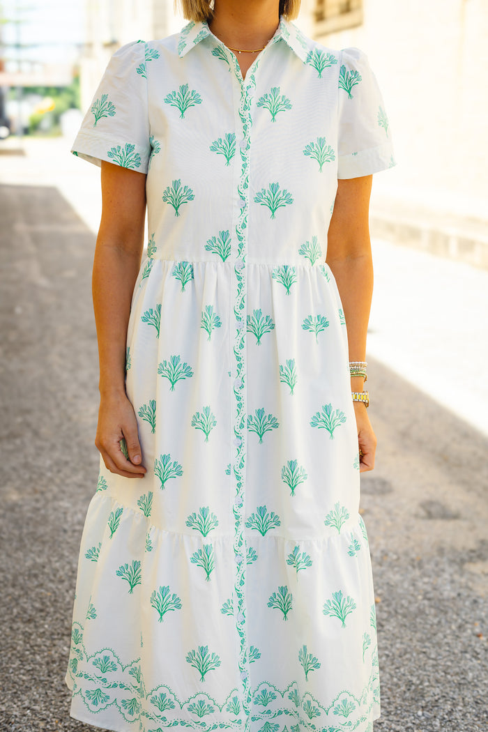 Mary Square: Jema Dress | Bell Blooms Blue