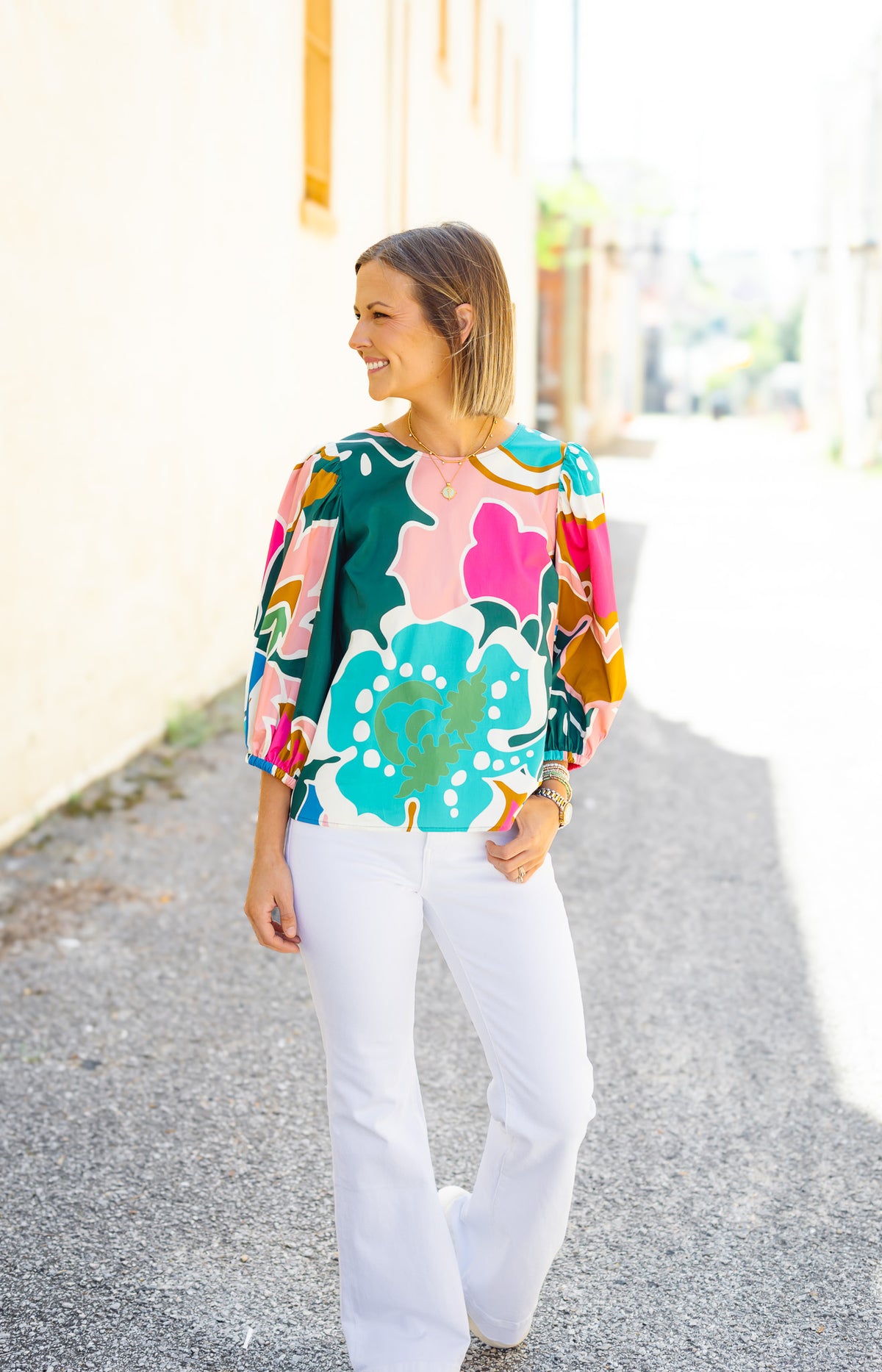 CROSBY BY MOLLIE BURCH: Gia Top in Petal Pop