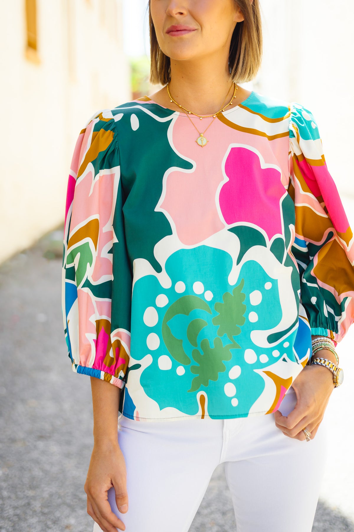 CROSBY BY MOLLIE BURCH: Gia Top in Petal Pop