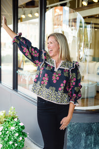 The Raya Top in Black