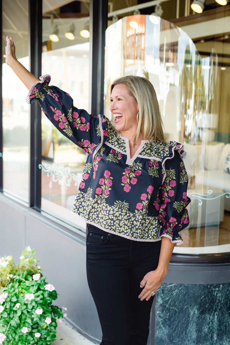 The Raya Top in Black