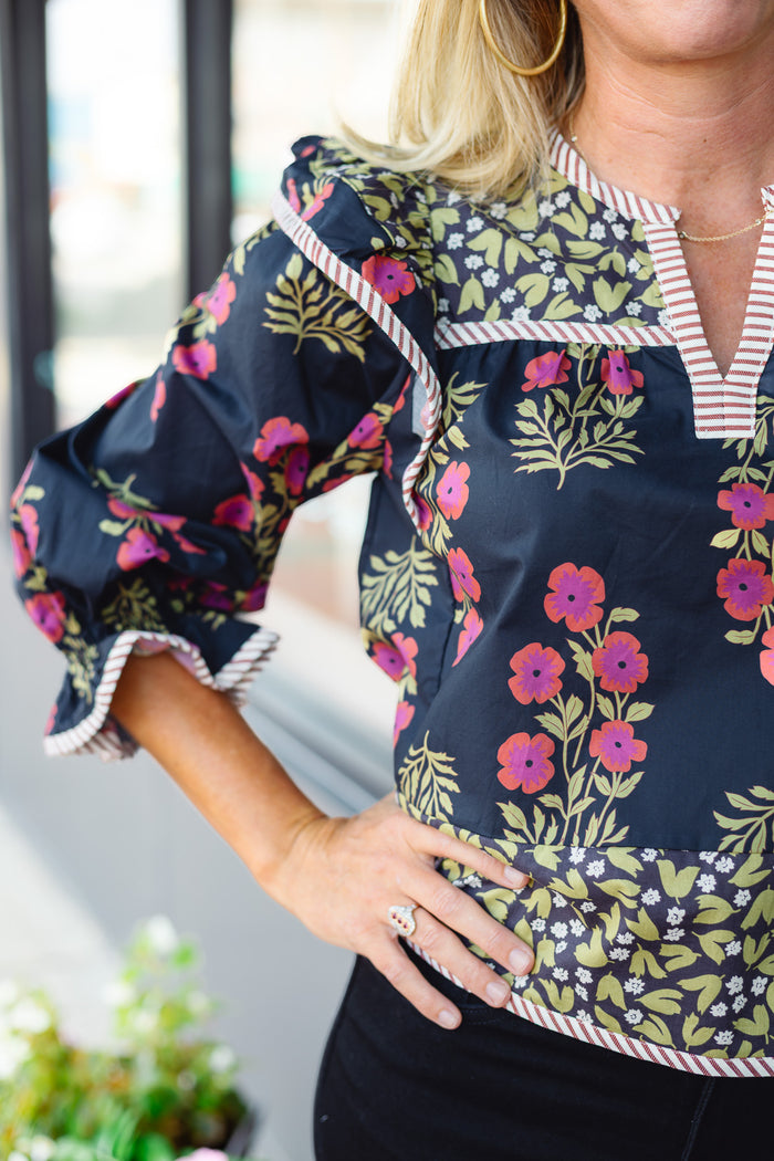 The Raya Top in Black