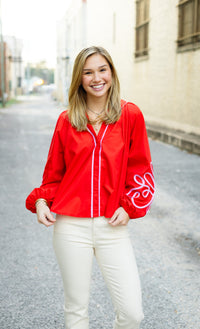 The Rora Top in Red