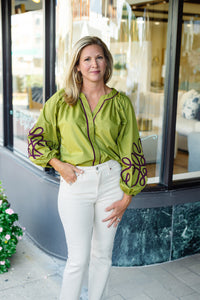 The Annie Top in Chartreuse