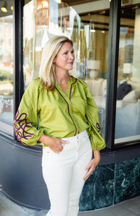 The Annie Top in Chartreuse