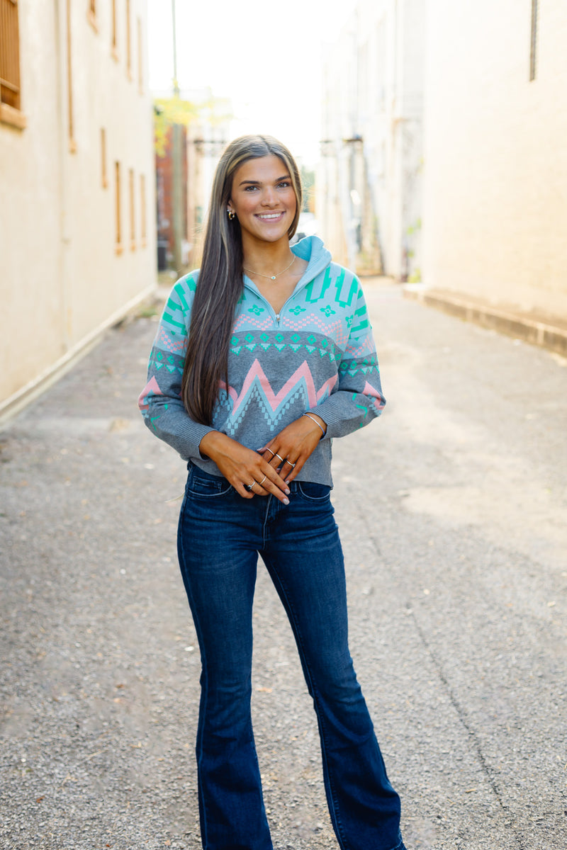 The Rainbow Ripple Sweater