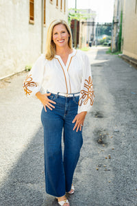 The Annie Top in Ivory