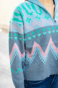 The Rainbow Ripple Sweater