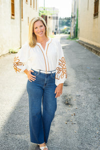The Annie Top in Ivory