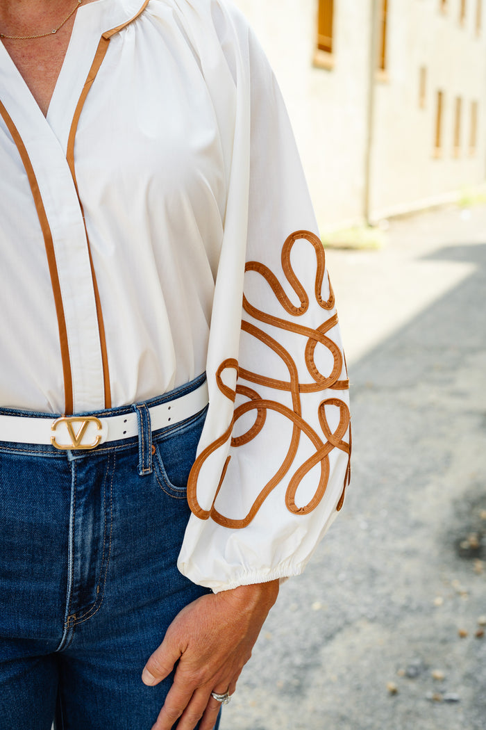 The Annie Top in Ivory