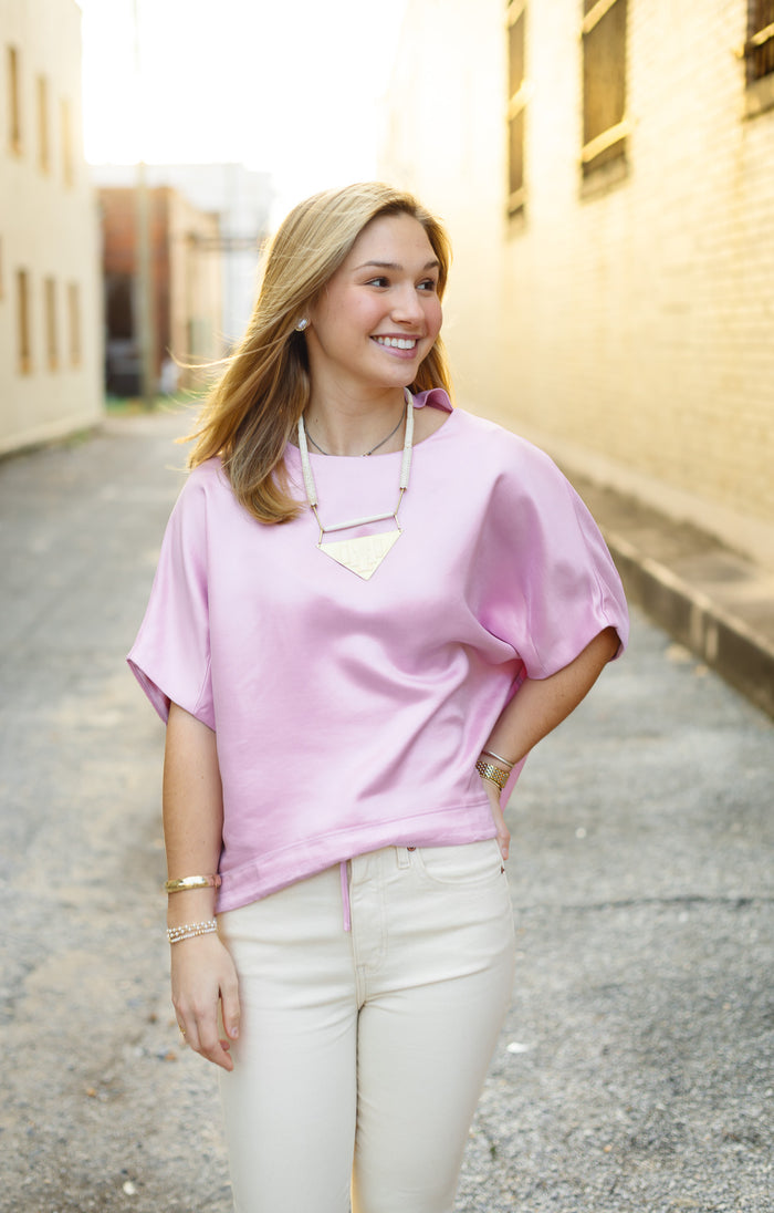 The Casey Top in Pink