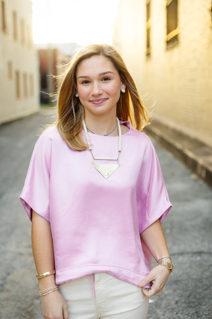 The Casey Top in Pink