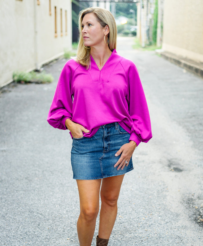 The Plum Party Top