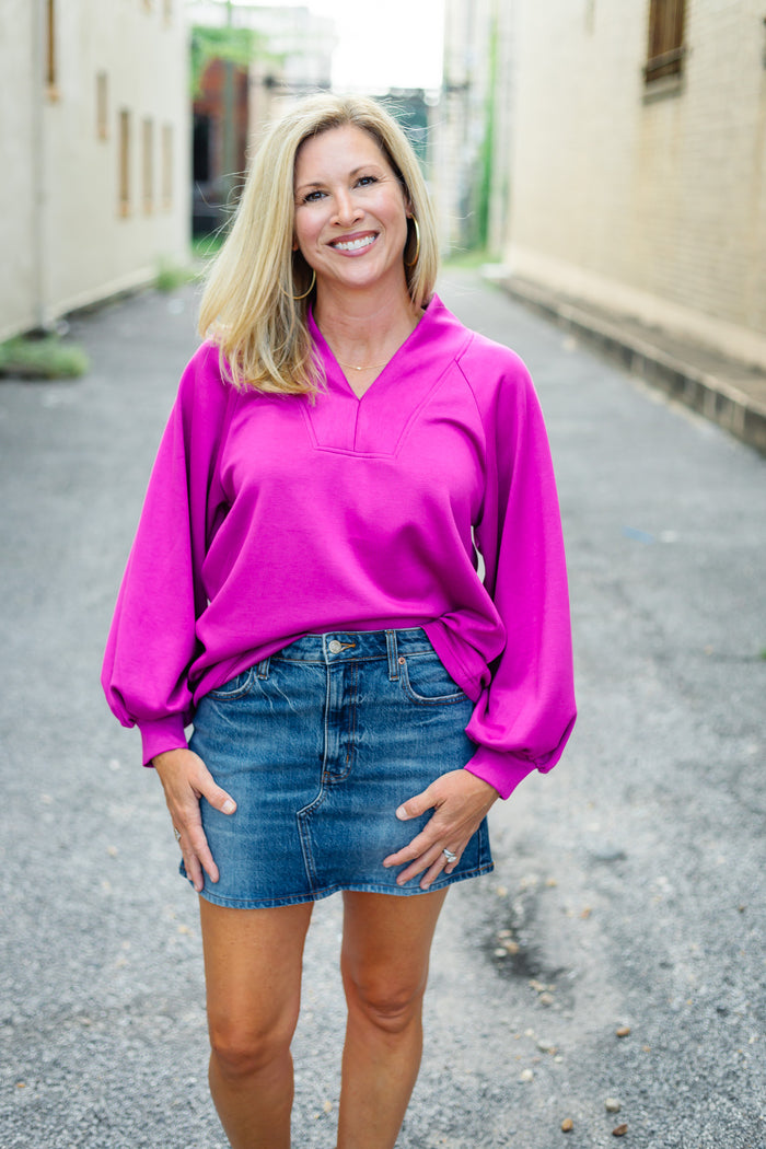 The Plum Party Top