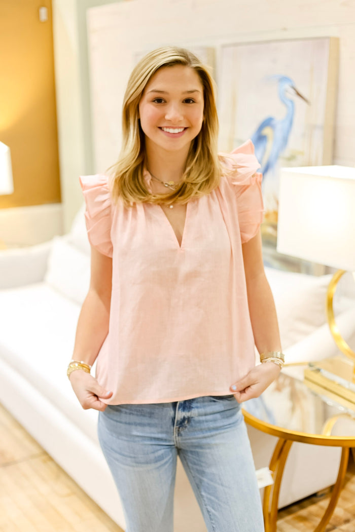 The Heidi Top in Blush