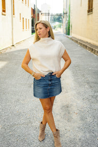 The Willa Top in Cream
