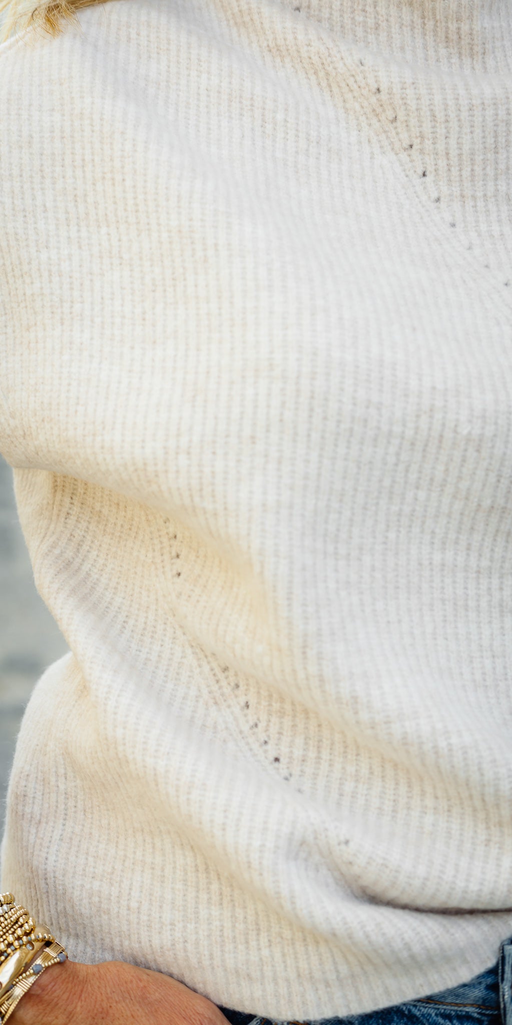 The Willa Top in Cream