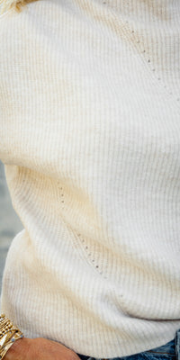 The Willa Top in Cream