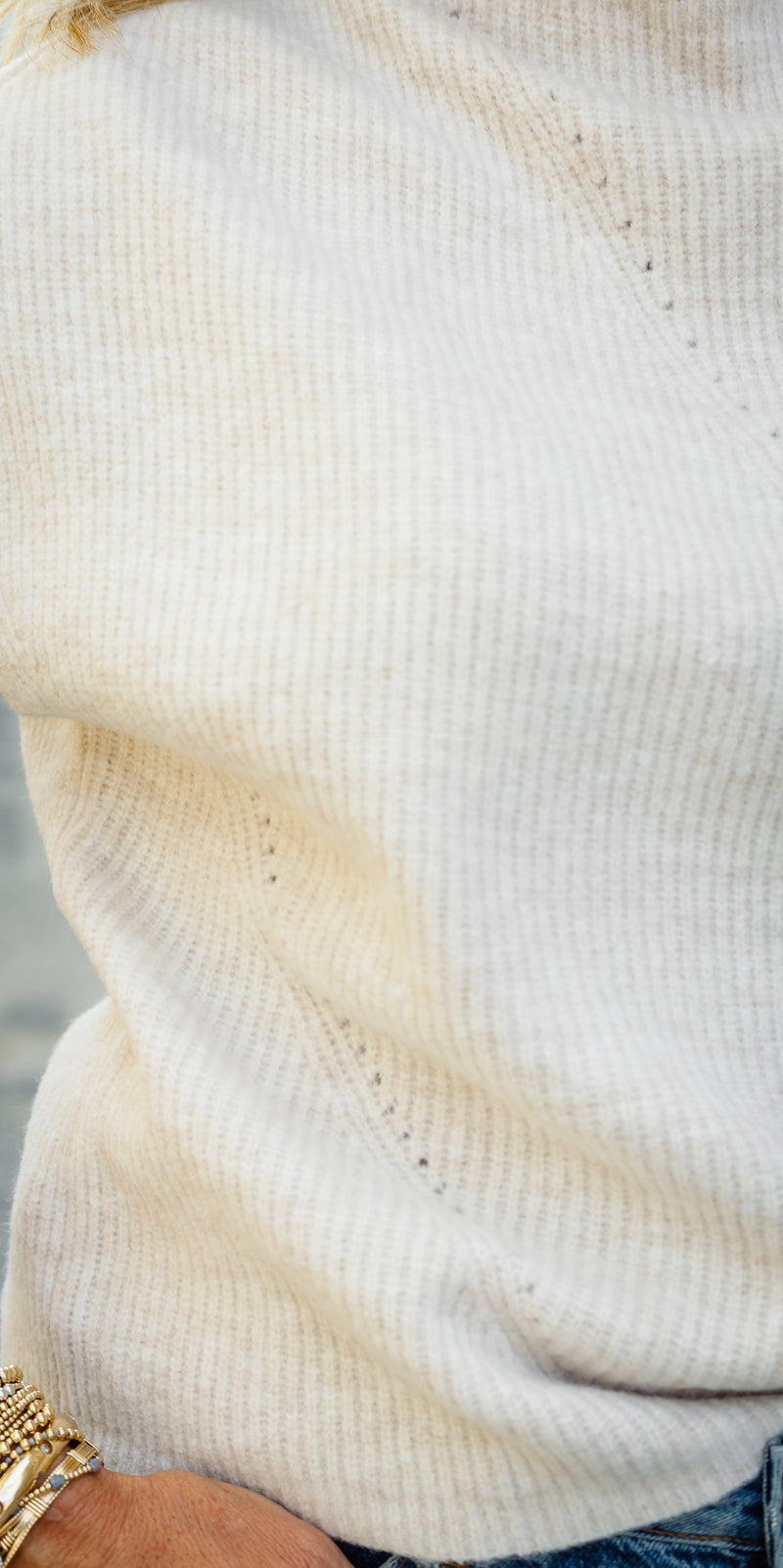 The Willa Top in Cream