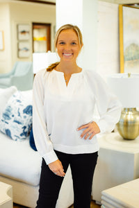 The Maisha Top in White