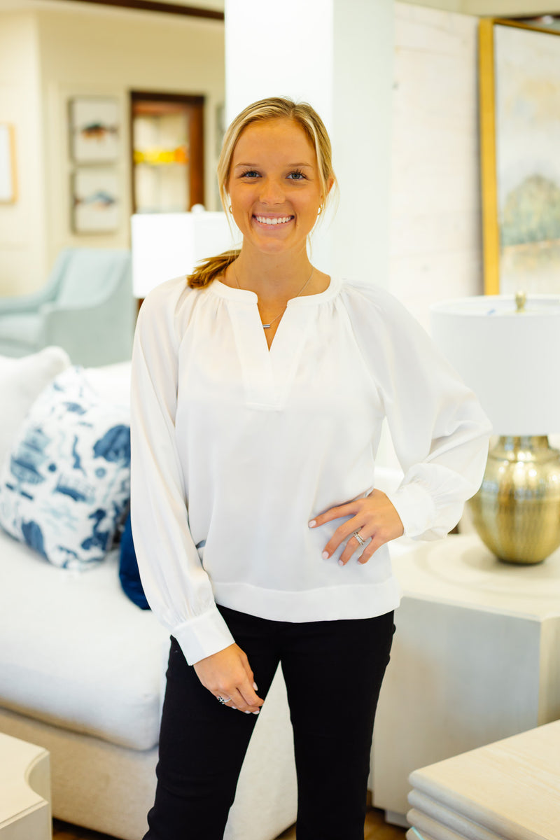 The Maisha Top in White