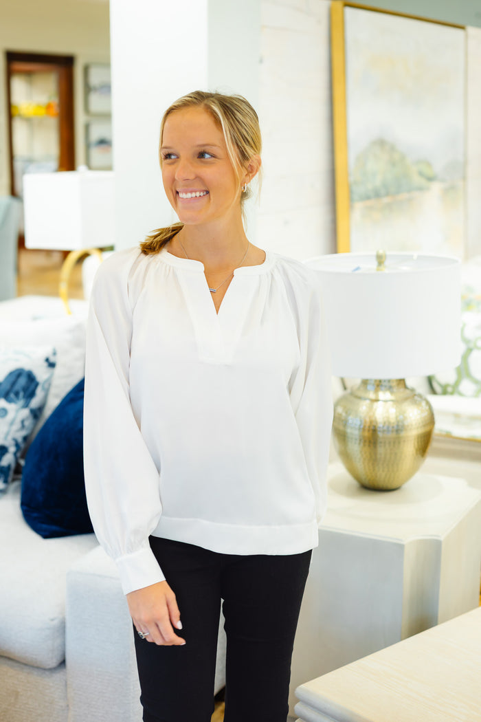 The Maisha Top in White