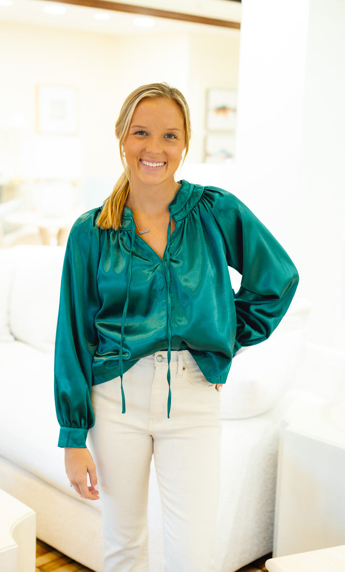 The Sona Top in Green